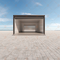 Fournisseurs 20 40 Pieds Luxe Préfabriqué 4.5*5.95m Garage Conteneur Maisons Pack Plat Guest Resort Maison Préfabriquée Hôtel Design