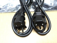 Code d'alimentation d'origine pour PS4 PRO 1.2M(3.9FT) prise plate américaine et ICE320-C17 de prise en forme de T à double port (prise de suffixe de marchandises) pour PS4 PRO