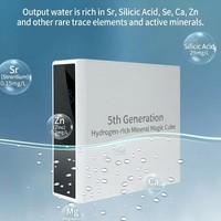 AIHUAPU AHP-D1 Générateur d'eau hydrogénée 5ème génération Cube SPE PEM 2000-3000PPB Module Sr Minéral Pur Installation Rapide Maison Espagnol