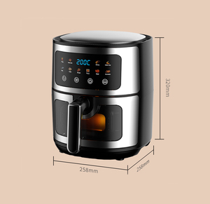 Friteuses à Air Électriques Grande Capacité 8L Four Domestique <span class=keywords><strong>sans</strong></span> <span class=keywords><strong>Huile</strong></span> <span class=keywords><strong>Friteuse</strong></span> plus de 8L en Acier Inoxydable Multifonction - Product Image 6