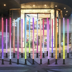 Poteau de <span class=keywords><strong>fontaine</strong></span> étanche à LED IP65 Smart CCTV Styling Pole Design pour Jardin Chemin Paysage de Noël Lumière - Product Image 3