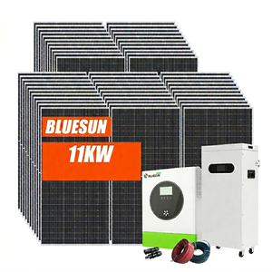 Système solaire hybride MPPT 11KW avec batterie lithium-ion BSM-11000LV-48 Panneaux monocristallins Monophasé Garantie 5 ans - Product Image 1