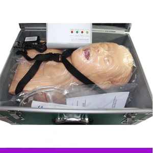Simulador Electrónico de Intubación Traqueal, Modelo de Entrenamiento con Dientes Comprimidos, Dispositivo de Alarma, Tamaño Real, PVC Avanzado, Anatomía Detallada - Product Image 1