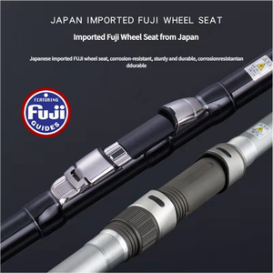 <span class=keywords><strong>Canne</strong></span> à Pêche de Surf <span class=keywords><strong>Lurekiller</strong></span> 4.50M Carbone Haut Module 46T en 3 Sections 100-250G Longcast Action Rapide avec Poignée EVA - Product Image 4