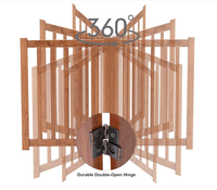 Barrière de sécurité pliable en bois durable pour bébé, autoportante, pour enfants, pour intérieur, porte, escalier, taille et couleur personnalisables, adaptée à l'âge