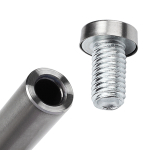 مصنع Cnc تشكيله الفولاذ المقاوم للصدأ الألومنيوم الفضة جولة الذكور الإناث فاصل الخيوط علامة المواجهة ل - Product Image 2