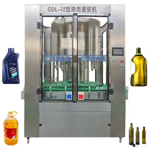 Automatic sunflower cooking oil production line plant palm oil 5l rotary oil filling line