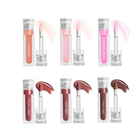 Huile à Lèvres Liquide Végane Goji Effet Gelée, Hydratante et Repulpante, Rose Glamour, à l'Huile de Jojoba et de Karité, Parfum Cerise Douce, Lactée