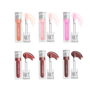 Huile à <span class=keywords><strong>lèvres</strong></span> liquide végétalienne Goji Jelly, effet repulpant, conditionnante, longue tenue, rose glamour, à l'huile de Jojoba et de Karité, parfum cerise douce, laiteuse - Product Image 2