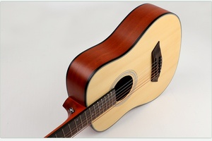 Chitarra Acustica Artigianale da 34 Pollici, Strumento Musicale Mini Chitarra all'Ingrosso - Product Image 5