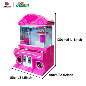 Máquina de Juego Mini Grúa de Garras Golden Key Master, Construcción de Metal y Plástico, Soporte en Español, Voltaje Universal, Operada con Monedas - Product Image 5