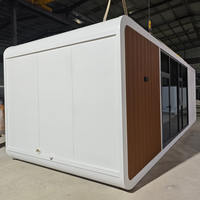 Villa capsule modulaire Source Factory Apple Cabin, norme australienne CE, avec salle de bain complète, pod de glamping pour complexe hôtelier, à vendre