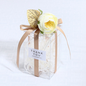 Customized Wholesale Brand New Transparent PVC Box Packaging Wedding/Christmas Transparent Gift Box