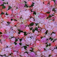 Décor mural 3D personnalisé en soie écologique blanc et rose poudré, en rouleau, pour décoration de lieux de mariage, taille 8x8, décoration de mariage