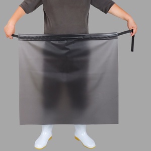 Tablier <span class=keywords><strong>de</strong></span> cuisine et <span class=keywords><strong>de</strong></span> <span class=keywords><strong>restaurant</strong></span> unisexe, écologique, réutilisable, en TPU, sans manches, imperméable, résistant à l'huile, aux acides et aux alcalis - Product Image 2