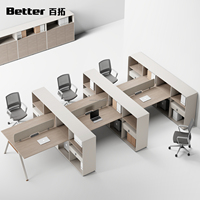 Bureau double moderne haut de gamme avec rangement complet, construction robuste, montage facile, alimentation électrique pour usage en bureau.