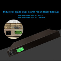 Switches Industriales Gigabit de 16 Puertos RJ45 con Gestión de Red, 8 SFP, 4 Combo, Montaje en Rack, Función SNMP