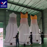 Publicité extérieure de modèle de figure de ballon gonflable de dessin animé