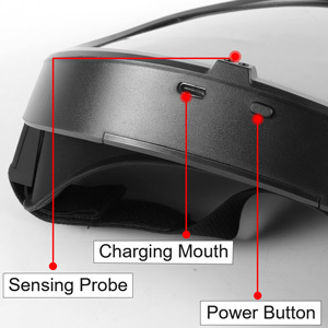Masque lumineux changeant de visage, masque à écran LED rechargeable par USB - Product Image 2