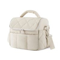 Sac isotherme pour pique-nique à double compartiment, étanche, avec bandoulière, pour femmes, voyages en plein air