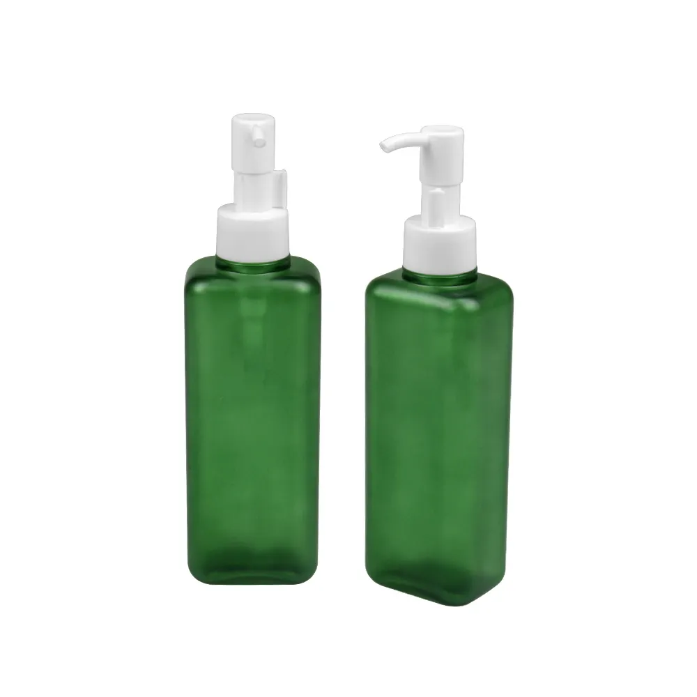 Bottiglia di plastica vuota della pompa della lozione di PETG della bottiglia liquida d'imballaggio cosmetica dello sciampo 185ml