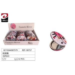Specchietto Cosmetico Compatto Set da 12 Pezzi con Design Colorato per Bellezza e Viaggio - Product Image 1