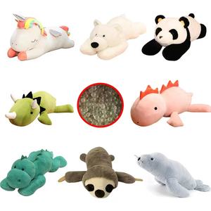 Boneka Bayi Kustom Warna-warni Boneka Kecemasan Tertimbang Sensorik Boneka Lembut Boneka Mewah Dinosaurus Tertimbang Mewah - Product Image 6