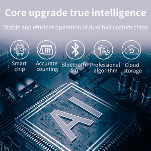 Cuerda para saltar con contador electrónico inteligente, 88cm, material ABS, equipo de fitness unisex con contador para ejercicio en interiores - Product Image 4