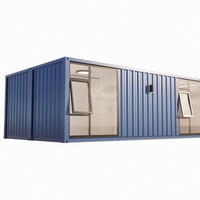 Conteneur pliable préfabriqué en panneaux sandwich de 12, 20 et 40 pieds, bureau, salle à manger moderne, étanche, écologique, facile à assembler