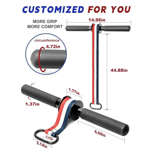 Fortalecedor de antebrazo profesional y rodillo de muñeca-Entrenador de agarre resistente con Mango antideslizante y bloqueo rápido para gimnasio/hogar - Product Image 2