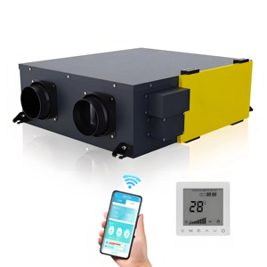 Recuperador de Energía Térmica, Intercambiador de Ventilación HRV ERV de Techo Local - Product Image 4