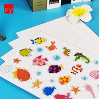 Feuilles personnalisées en vinyle papier A4 pour imprimante jet d'encre, transparentes pour autocollants, adhésives, imperméables, brillantes, mates, transparentes, pour étiquettes