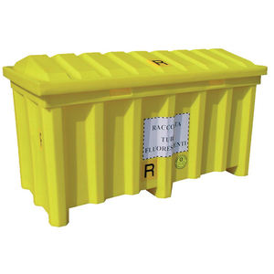 Récipient en polyéthylène Carvel 1870x920x1060mm pour la collecte des tubes néon épuisés, 900lt - Product Image 1