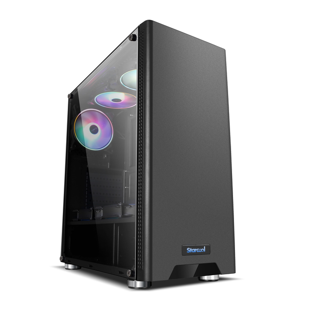 KINPOWER Factory Direct Sale PC Case for Gaming LED Logo 7 Cooling Fans Max Gaming Computer Case
