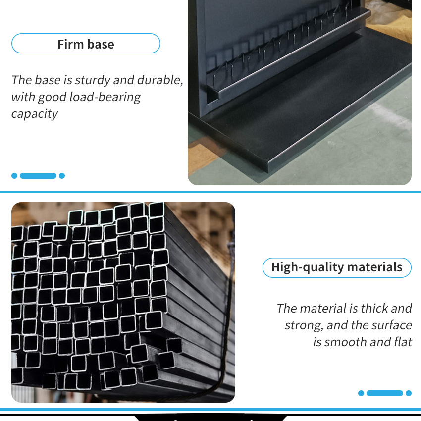 Tsianfan Custom Showroom Floor Quartz Stand Stone Sample Frame Artificial Tower Tile Display Rack Standing Marble Display Stand