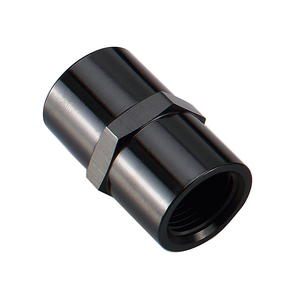 1/8 "NPT 1/2'' NPT femelle coupleur de tuyauterie adaptateur de raccord fluide universel noir 1/4 ''NPT femelle connecteur de tuyau coupleur aluminium - Product Image 2