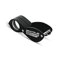 Professional 10X Diamond Loupe 20.5mm Achromatic Aplanatic Jewelry Magnifier Precision Optical Inspection Tool