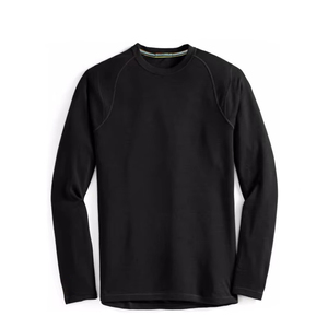 OEM 100% <span class=keywords><strong>Merino</strong></span> lana manga larga Baselayer pulóver superior transpirable característica - Product Image 6