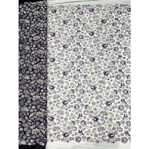 Кружевная ткань с блестками и бисером - Product Image 1