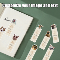 Ensemble de 30 marque-pages photo d'animaux mignons |   Image et texte personnalisables |   Cadeau de Noël pour les étudiants, les enseignants et les amateurs de livres