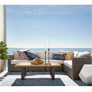 Conjunto de <span class=keywords><strong>Muebles</strong></span> de Jardín de <span class=keywords><strong>Mimbre</strong></span> para Exteriores, Sofá de Ratán para Piscina, Polonia - Product Image 4