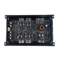 Amplificateur 4 canaux AB Subwoofer Amplificateur de voiture 4*100W 2200W MAX Classe D Amplificateur de voiture en aluminium Gamme complète Classe D Amplificateur audio de voiture