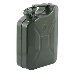 Auto profesional estándar verde acero 10L 20L acero gasolina tanque de combustible Gas Diesel gasolina Jerry Can - Product Image 2