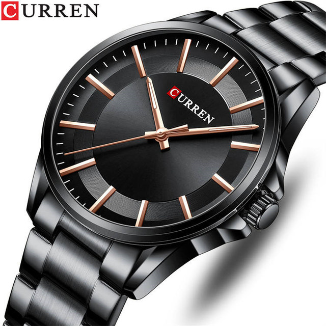 Curren 8429 Classy Custom Brand Mens Watch High Quality Newly Best Stainless Steel Strap Waterproof Simple Casual Wristwatch