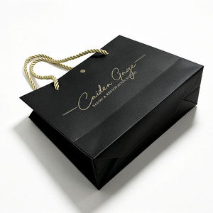 Bolsa de Compras de Lujo con Logotipo Personalizado en Hot Foil, Papel Recubierto, Embalaje de Papel de Arte para Salón de Belleza, Spa, Cosméticos, Regalos, Perfumes - Product Image 4