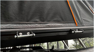 <span class=keywords><strong>Tenda</strong></span> da Tetto Auto Triangolare con Chiusura di Sicurezza a Apertura Rapida, Tessuto Oxford 420D Impermeabile PU2000 - Product Image 2