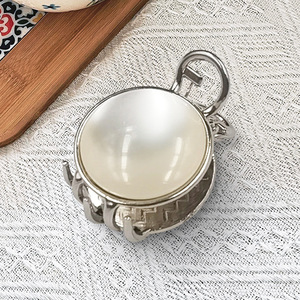 Nuevo pasador de pelo pequeño para mujer, accesorio para el cabello con imitación de perlas, pasador para la parte posterior de la cabeza, pasador para fijar la cola de caballo alta, pasador de pelo pequeño. - Product Image 3