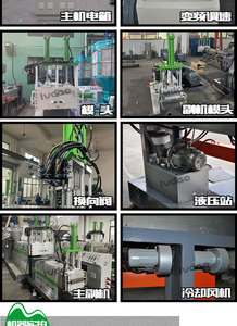 Machine d'extrusion et de granulation de films plastiques PE/PP à une ou deux étapes pour le recyclage des déchets, machine de fabrication de granulés plastiques - Product Image 5