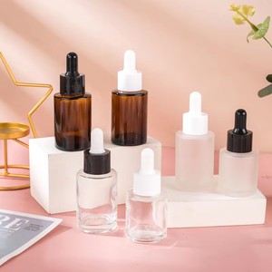 Vente flash - Fabriqué en Chine - Flacons de 5 à 100 ml - Verre à épaule plate - Huile essentielle - Logo sérigraphié - Product Image 3