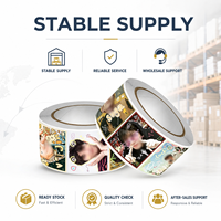 500 autocollants Washi Graffiti Bangtan Boys, cartes carrées Kpop Idol, ruban adhésif pour fans et autocollants décoratifs pour scrapbooking DIY